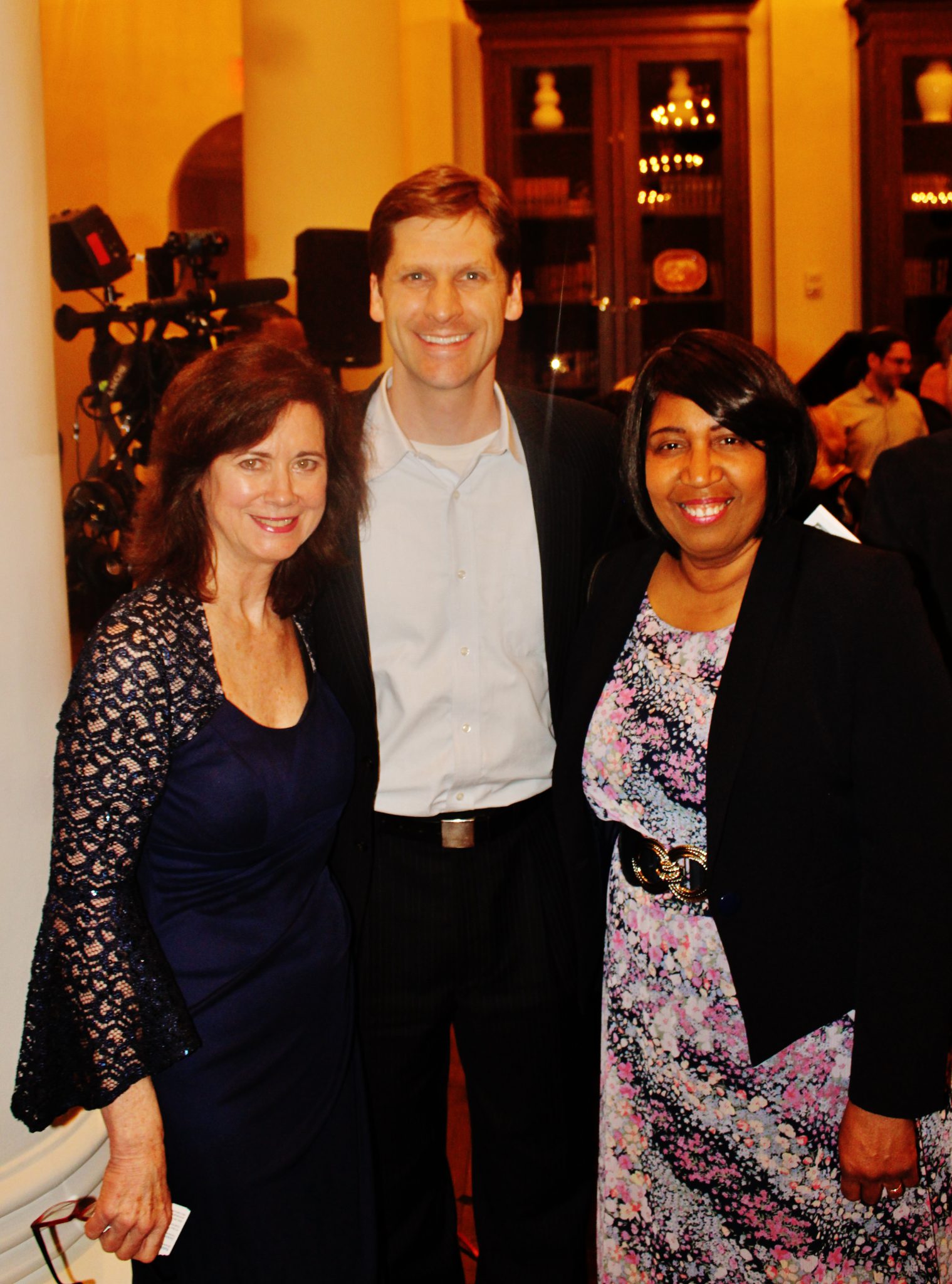 Wendy Ginsberg and Mrs. Candy Carson are jonined by Museum Of The Bible Executive Director Ryan Smith.